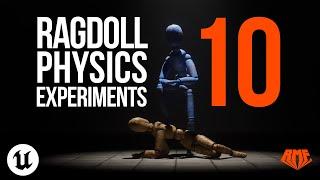 Ragdoll Physics Experiments 10 | Physics fun in Unreal Engine