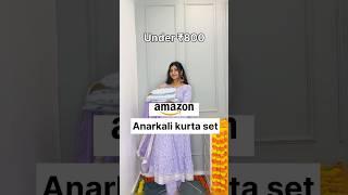 Anarkali suit set @amazon #weddingwearkurtasethaul #anarkalihaul #festivewearhaul