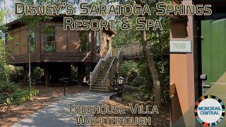 Disney’s Saratoga Springs Resort & Spa | Treehouse Villa 4K Walkthrough 2023