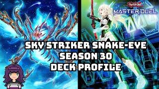 WHAT AN UNLIKELY TEAM-UP! | Sky Striker Snake-Eye Season 30 Deck Profile