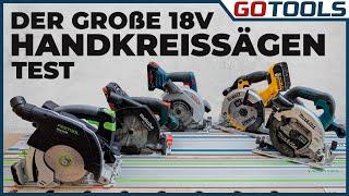  Der große 18V Handkreissägen Test mit Bosch, Metabo, Makita, DeWalt und Festool | inkl. Verlosung