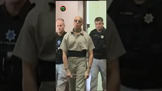 Convicted killer scares officer in court #shorts #reels #clips #edit