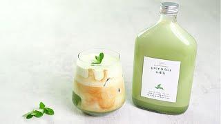 Korean Cafe Secret Recipe :: How to make Green Tea Latte and Matcha coffee