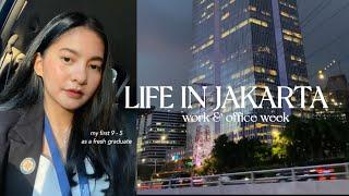 office vlog: work week in my life as a fresh graduate in Jakarta ‍