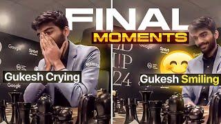 Final Moments of Gukesh Winning World Championship | Gukesh Crying |