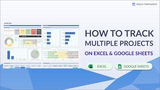 Tutorial: How to Track Multiple Projects on Excel & Google Sheets - Link Below