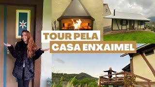 Tour pela casa enxaimel em Picada Café - RS