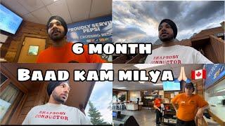 6 MAHINE BAAD KAM MILYAA KIVE DA LG RIHA HUN CANADA #trending#vlog#struggle