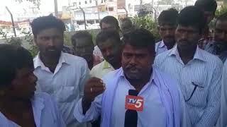 High Tension Polls & wires Land Farmers Arrest at Medak 2