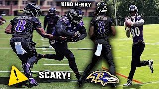 Lamar Jackson & Derrick Henry SCARY DUO  DB's Putting in WORK  Ravens Mini-Camp Highlights