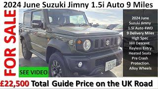 2024 Suzuki Jimny 1.5i Auto 2-4 WD 13 Km = 9 Miles.