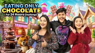 24 घंटे चॉकलेट खा के रहने की प्रतियोगिता | Eating Chocolate For 24 Hours Challenge | Rakib Hossain