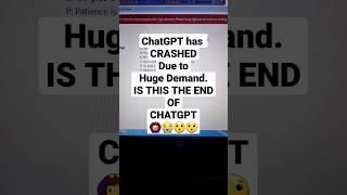 Is this the end of chatGPT!! #shorts #chatgpt