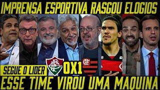 IMPRENSA ESPORTIVA de TODO BRASIL ENCANTADA com VITÓRIA do MENGÃO! "AMASSOU o FLUMINENSE"