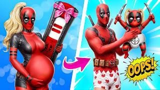 Superheroes Expecting a Baby! Deadpool and Lady Deadpool Became Parents!