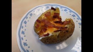 HOW TO MAKE A BAKED POTATO RECIPE!!! (WORLDFAMOUSFOODZ)