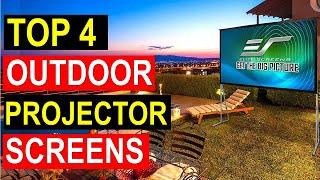 Best Outdoor Projector Screens in 2022 | Top 4 Best Outdoor Projector Screens Reviews in 2022