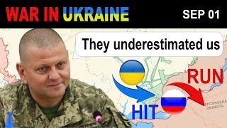 01 Sep: Russians RETREAT. Ukrainian Attack Gains Momentum | War in Ukraine Explained