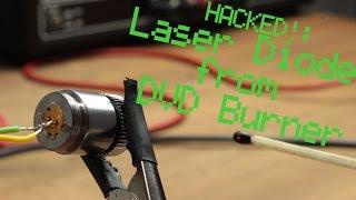 HACKED!: Laser Diode from DVD Burner || Constant Current Source