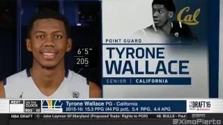 2016 NBA Draft   #60 Pick׃ Tyrone Wallace   Utah Jazz