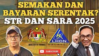 INFO 2024! SEMAKAN DAN PEMBAYARAN STR DAN SARA SERENTAK?