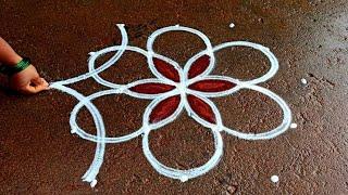 Aadivelli special flowers kolam|5*3 aadipooram special kolam|aadi 18 kolam|Super rangoli