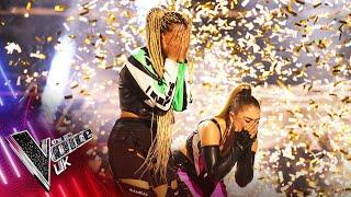 Jen & Liv's winning moment  | The Final | The Voice UK 2023
