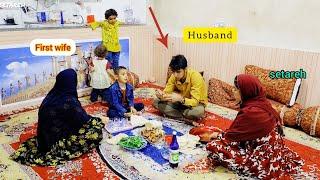 Husband's Shocking Struggle: First Wife's Fury and Second Wife's Vacuum Battle!