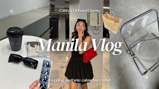  Manila Diaries  bgc vlog, aesthetic cafes, weekend flea market, shein pop-up store, makati vlog