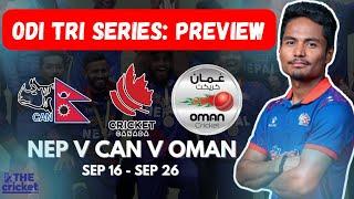 Tri Series Preview: Nepal vs Canada vs Oman || Is Nepal Cricket Team Ready? || CWC League 2