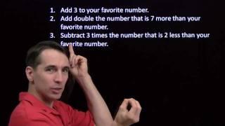 Art of Problem Solving: Algebraic Expressions Number Game