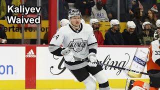 Kings Waive Kaliyev. Vatrano Signs Extension, Vegas #1 in the NHL