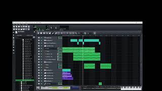 LMMS Synthwave track production session #2