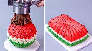 Delicious & Fresh Watermelon Cake Recipes So Yummy Chocolate Cake & Dessert Recipes