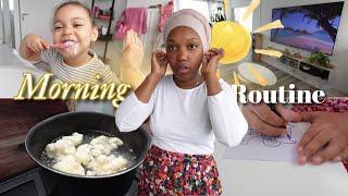 MORNING Routine ️ SIMPLE avec 2 ENFANTS en BAS ÂGE  | Real life ️