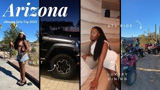 Arizona Spontaneous Girls Trip Travel Vlog | Luxury AirBnB,  ATV Ride in the Desert, Resort + more