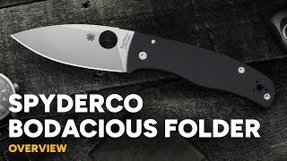 Spyderco Bodacious - Compression Lock Folding Knife Overview