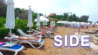 SIDE Promenade  HEUTE LIVE. Strand. Meer. Türkei 29.5.2024  #antalya #side #sideturkey