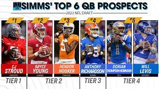 NFL Draft 2023 rankings: Analyzing top six QB prospects | Chris Simms Unbuttoned | NFL on NBC