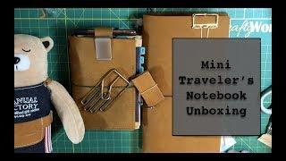 MINI Midori Traveler's Notebook Unboxing and Setup