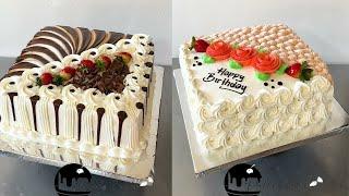 tutorial para decorar tortas cuadrado | happybirthday