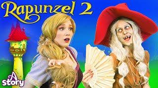 Rapunzel 2 + Rapunzel + Pollyanna |Cartoon Khani Urdu | A Story Urdu