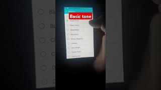 Basic tone