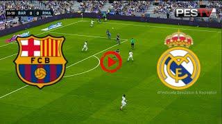 Barcelona vs Real Madrid  El Clásico Showdown!  PES 21 Match Simulation