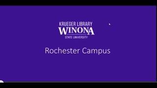 WSU-Rochester Krueger Library Services