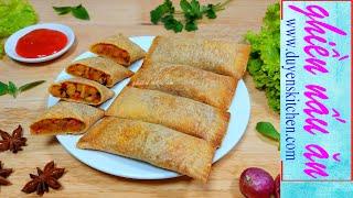 Bánh Sandwich Cuộn Cà Ri | Món Chay Ít Dầu By Duyen's Kitchen | Ghiền nấu ăn