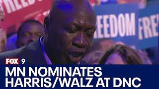 DNC roll call has Minnesota delegates vote for Walz/Harris