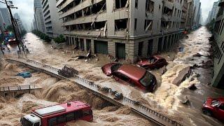 2 minutes ago in Italy! Severe flooding washed away bridges in Emilia Romagna