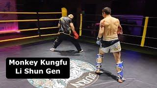 Can Monkey Kungfu Work In The Ring? Li Shun Gen Tests Hou Quan