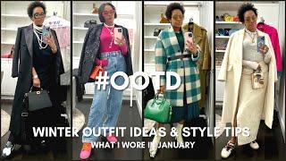 #OOTD - EVERY DAY STYLE WITH ME! 9 CHIC, CAUSAL WINTER OUTFIT IDEAS | AWED BY MONICA